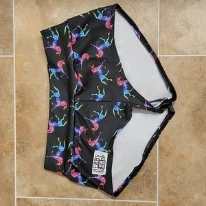 Brand New Derby Kiss Booty Shorts size Small Pole Fitness Roller Derby